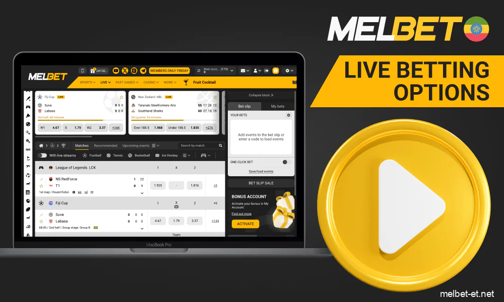 Melbet live betting with real-time stats