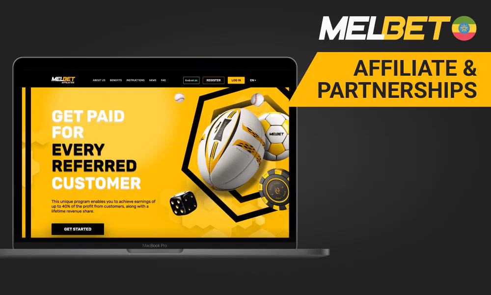 How does the affiliate programme work at Melbet?